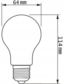 LED žiarovka E27 A60 7,5W = 60W 806lm 2700K Warm 250° so súmrakovým senzorom PHILIPS