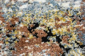 Koberec Bosa 8621A krémový / medený / modrý