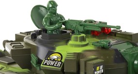 LEAN Toys Diaľkovo ovládaný vojnový tank RC infračervený bojový tank Set