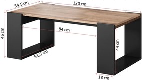 Cama Konferenčný stolík Woods
