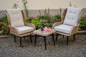 Zostava záhradného nábytku APERTO POCO z technoratanu
