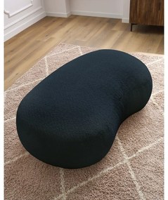 Tmavomodrá podnožka z textílie bouclé Saint-Germain – Bobochic Paris