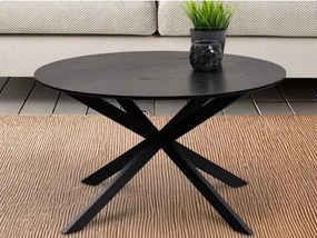 Okrúhly konferenčný stolík Paul, 48 cm, černý jasan%