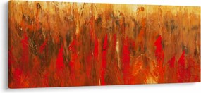 Obraz maľované abstrakcie (120x50 cm)