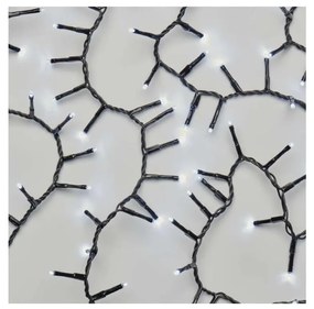 LED Vianočná vonkajšia reťaz 600xLED/17m IP44 studená biela