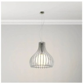 Eglo 96211 - Závesný luster na lanku TINDORI 1xE27/60W/230V pr. 50 cm biely