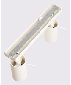 Krémovobiele bodové svietidlo 6x30 cm Etna – Sollux