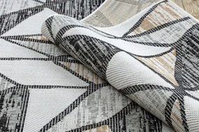Koberec SIZAL COOPER Mozaika 22208 ecru/čierny