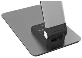 Stolná lampa Platinet ALU 10 W, USB, hliník / čierna