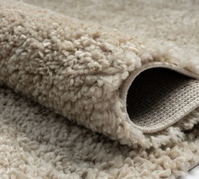 My Flair, Behúň My Shaggy beige, 80x200, béžová, chodba / predsieň