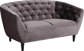 XXXLutz SEDAČKA CHESTERFIELD, textil, tmavosivá Ambia Home - Sedačky - 001749019312