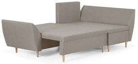 MEGA AKCE Rozkládací rohová sedací souprava ALEX Béžová