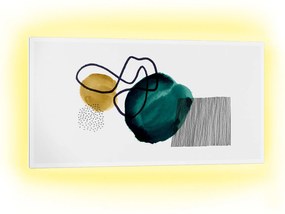 Klarstein Mojave 1000 smart, infračervený ohrievač 2 v 1, konvektor, 120 x 60 cm, 1000 W, RGB osvetlenie