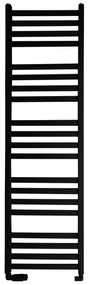 Regnis LOX, vykurovacie teleso 430x1190mm, 616W, čierna matná, LOX120/40/D400/BLACK
