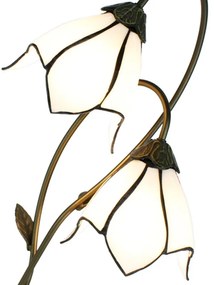 Lampa Tiffany stolová 35*18*61 WHITE
