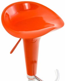 Plastová barová stolička Shine - Oranžová