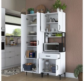 Set kuchynských skriniek Jenaretta 20 (biela + čierna). Vlastná spoľahlivá doprava až k Vám domov. 1107092