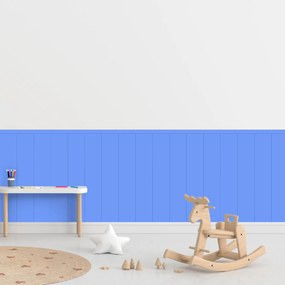 PIPPER. Obdĺžnik - Modrá farba - textilná nálepka na stenu Farba: Tmavá, Veľkosť: 80 cm