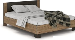 Manželská posteľ 160 VALENTÍNA, dub dub/wenge