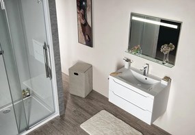Sapho Sapho, Kúpeľňový set WAVE 80, biela, KSET-047