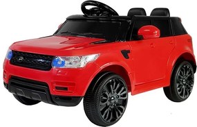 LEAN CARS Elektrické autíčko HL1638 s diaľkovým ovládaním, MP3 a LED svetlom červené