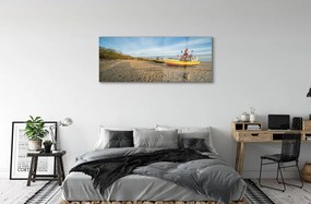 Obraz na akrylátovom skle Gdańsk beach lode sea 120x60 cm