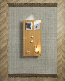 Krémovobiely ručne tkaný vlnený koberec 200x300 cm Brina – Kave Home