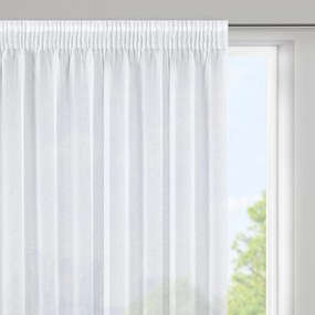 ZÁCLONA NA PÁSKE ELPIDIA 350X150 CM BIELA