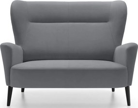 Dvojmiestna pohovka Next, šedá látka