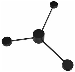 LED Nástenné svietidlo JOY 3xGX53/6W/230V čierna