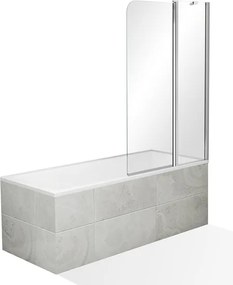 Roltechnik Outlet Dvojdielna otvárateľná vaňová zastena OBV2 ROTH-Variant: šírka: 120 cm, výška: 140 cm - (OBV2_120 - 4000740), ROTH-Profily: profily…