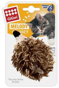 GiGwi Hračka pre mačky Melody Chaser Ježko, 10 x 6,5 x 6,5 cm