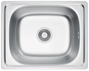 Erga HD, 1-komorový oceľový drez 460x410x160 mm, povrch MikroDekor, ERG-MLS-HD4641D