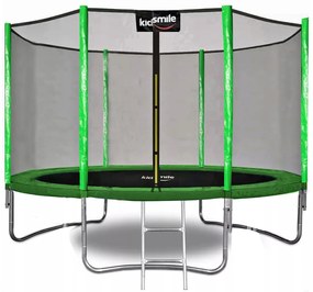Trampolína s vonkajšou sieťou 252 cm - ZELENÁ