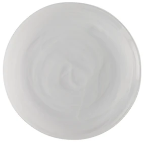 Tanier plytký biely 28 cm - Elements Glass - 321900