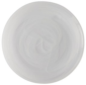 Tanier plytký biely 28 cm - Elements Glass - 321900