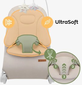 Detské hojdacie kreslo Moon 50 béžové