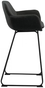 Barová stolička Lisa tmavosivá