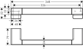 Hansgrohe AddStoris, madlo, leštený vzhľad zlata, HAN-41744990