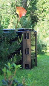 Záhradný kompostér IKL380C 380 l - čierna