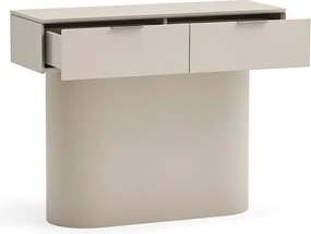 Béžový konzolový stolík 36x100 cm Totem – Teulat