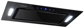 Klarstein Hektor, digestor, 52 cm, vstavaný, 530 m³/h, LED, dotykové ovládanie, sklo, čierny