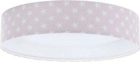 LED Stmievateľné svietidlo GALAXY KIDS LED/24W/230V hviezdičky ružová/biela + DO