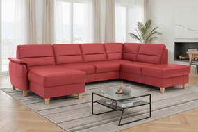 XXXLutz SEDACIA SÚPRAVA, koža, červená Sit & More - Sedačky - 00014403329C