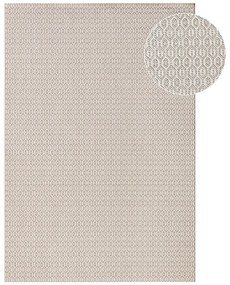 Sivý vonkajší koberec NORTHRUGS Coin, 140 x 200 cm