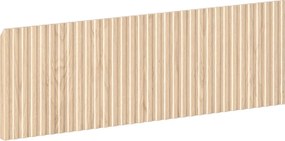 Mexen Mexen, Rýhované čelo pre korpus kúpeľňovej skrinky 60 x 20 cm, dub, 91A20-0600-235-1-81