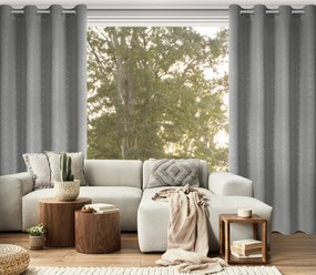 ZÁVES NA KRÚŽKOCH OLETA 140X250 CM VZOROVANÁ