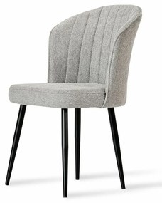 Sada jedálenských stoličiek Rubi Light Grey, 2 ks