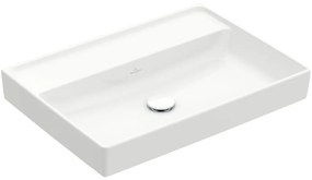 VILLEROY &amp; BOCH Collaro závesné umývadlo bez otvoru, bez prepadu, 650 x 470 mm, biela alpská, 4A336801