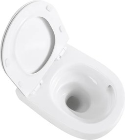 BPS-koupelny Závesná WC misa so SoftClose sedadlom HYD-6775, biela